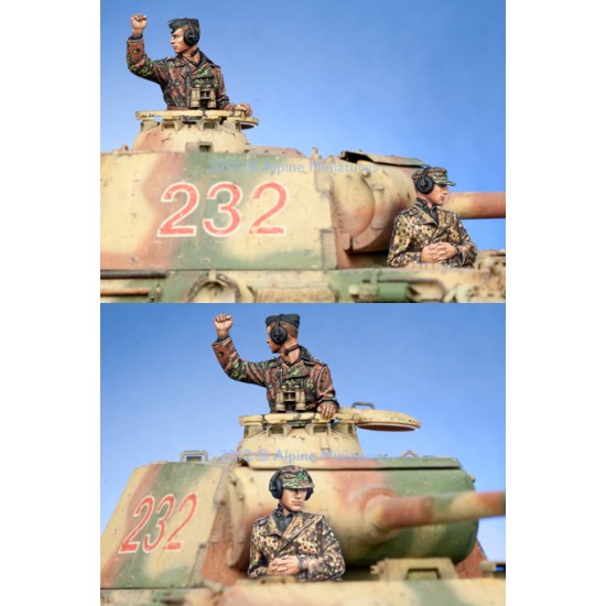 1/35 WSS Panzer Commander Set (2 figures)