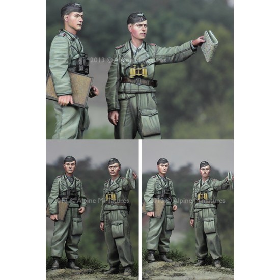 1/35 Otto Carius & NCO Set (2 Figures)