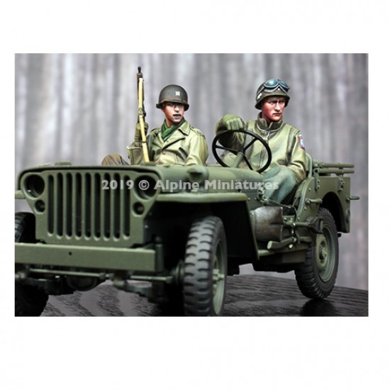 1/35 WWII US Jeep Crew Set (2 figures) 
