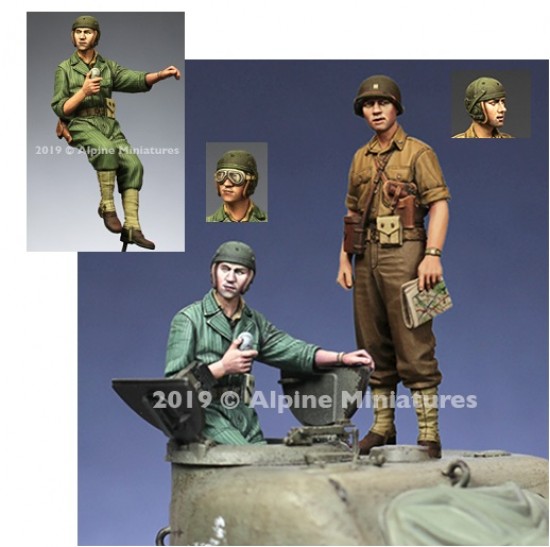 1/35 US Tank Commander, Summer Set (2 figures)