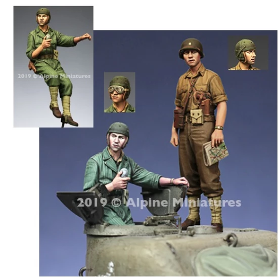 1/35 US Tank Commander, Summer Set (2 figures)