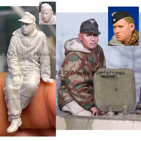 1/35 German Panzer Crew Alpine Miniatures 35316
