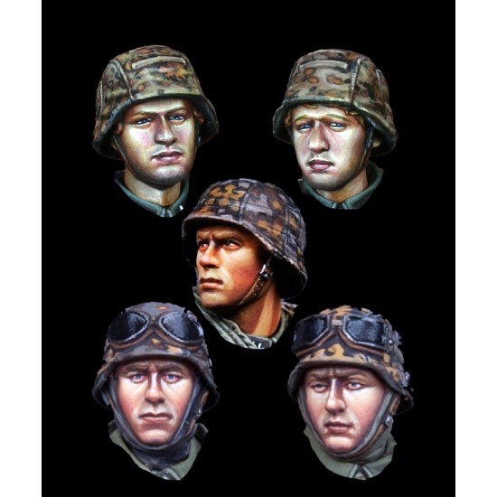 1/35 WSS Infantry Heads Set (5pcs)