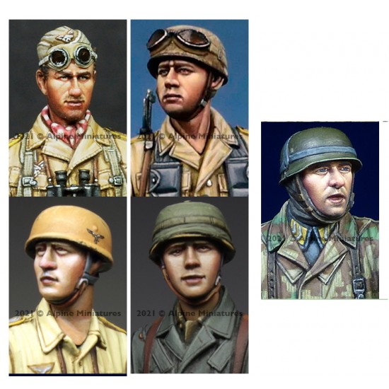1/35 Fallschirmjager Head Set #1