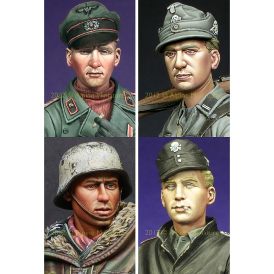 1/16 German Heads Set (4pcs) #2