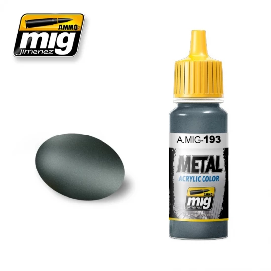 Metal Acrylic Paint - Bluish Titanium (17ml)