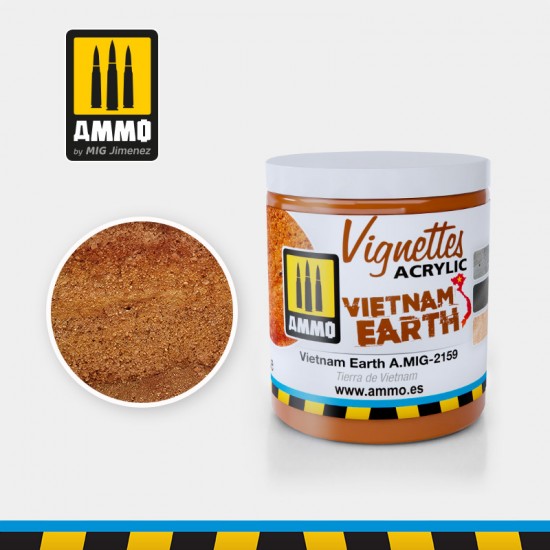 Vignettes Acrylic-based Formula for Vietnam Earth Texture (100ml)