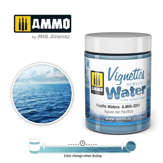 Vignettes Acrylic Water - Pacific Waters (100ml)