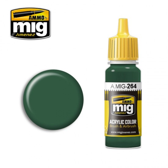Acrylic Paint - IJN Nakajima Dark Green (17ml)