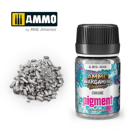 Ammo Wargaming Universe - Chrome Effect Pigment (35ml jar)