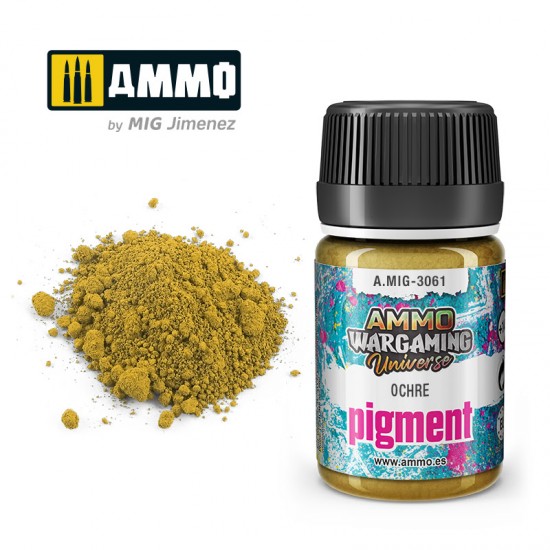 Ammo Wargaming Universe - Ochre Pigment (35ml jar)