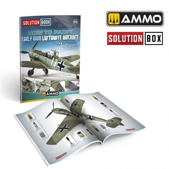 SOLUTION BOOK 25 - How to Paint Early WWII Luftwaffe (70 pages, Multilingual)