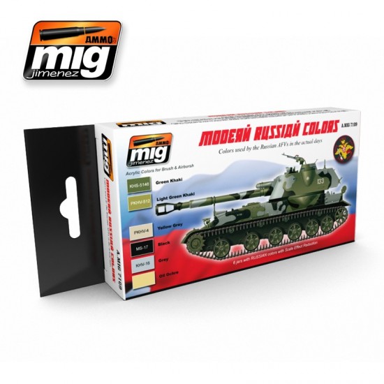 Modern Russian Camouflages Colour Set (17ml x 6)