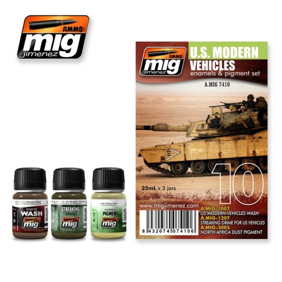 US Modern Vehicles Weathering Set (35ml x 3)