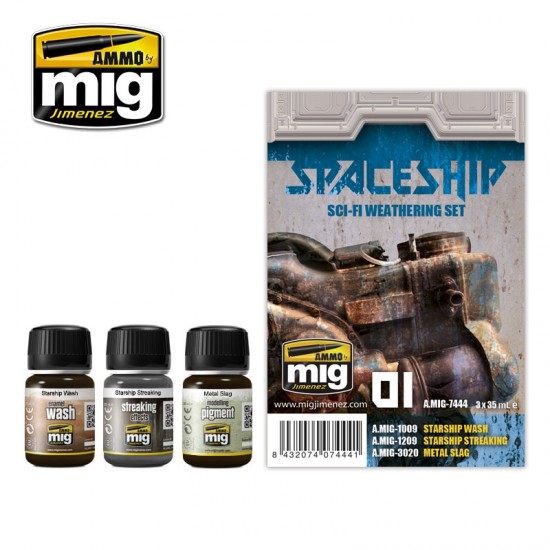Spaceship Sci-Fi Weathering Set (3x 35ml)