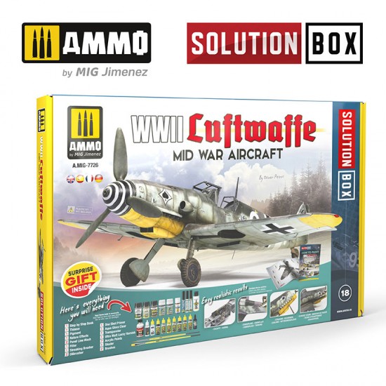 Solution Box - WWII Luftwaffe Mid War Aircraft Colours and Weathering System w/Guide Book