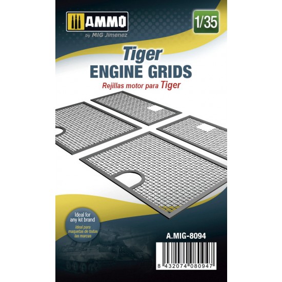 1/35 Tiger Engine Grids