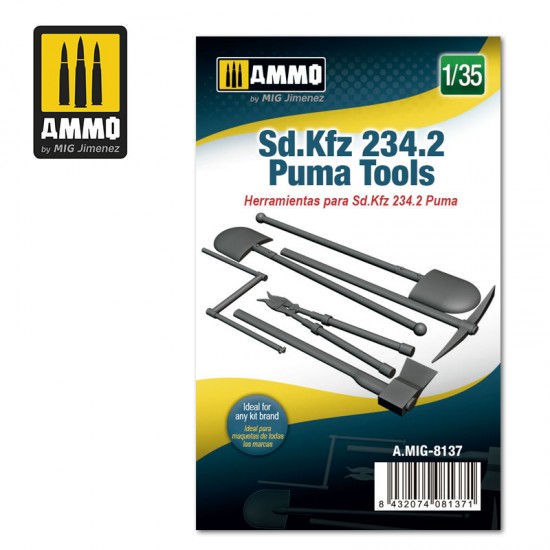 1/35 SdKfz 234.2 Puma Tools