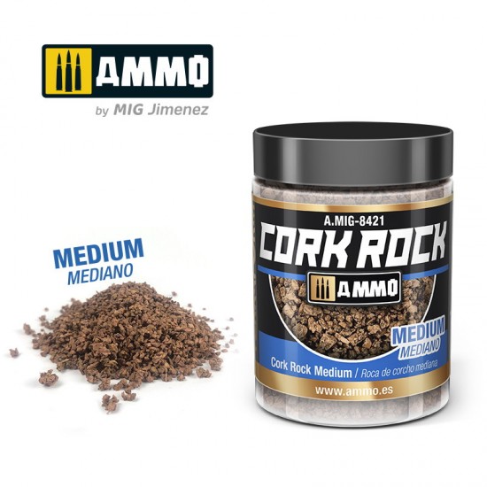 Terraform Cork Rock Medium (synthetic cork in 100ml jar)