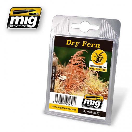 1/32, 1/35, 1/48 Dry Fern (Realistic, Laser cut)
