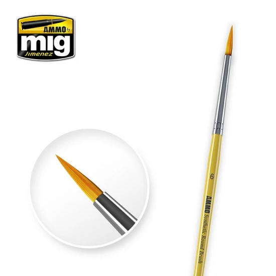 Synthetic Round Brush Size 6
