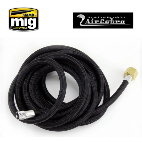 "Aircobra"  Airbrush 3m Braided Air Hose (3.175 x 6.35mm)