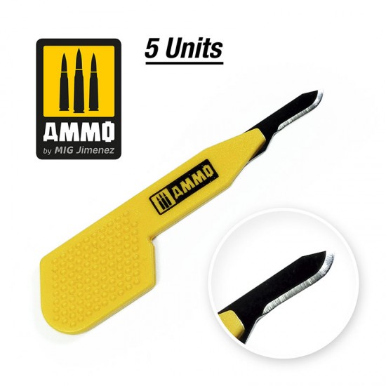 Precision Scalpel Curved (5 scalpels in plastic blister)