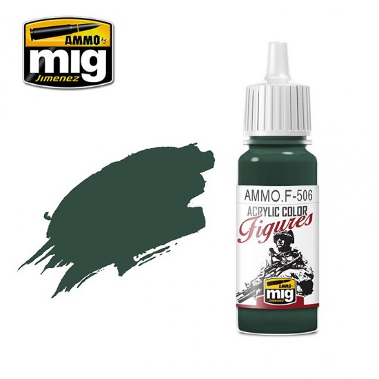 Acrylic Colours for Figures - Medium Russian Green FS-34092 (17ml)