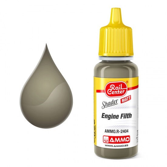 Rail Center Matt Shader Engine Filth (17ml, acrylic-based, matt, high-flow, translucent) 