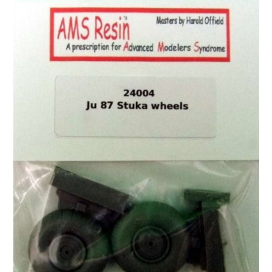 1/24 Junkers Ju 87 Stuka Wheels Set for Airfix kit  