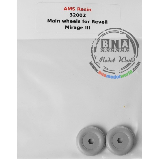 1/32 Mirage III Wheels for Revell kit