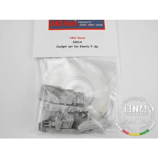 1/32 F-86 Sabre Cockpit Set with Reference CD (for Kinetic kit)