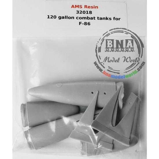 1/32 120 Gallon Combat Tanks for F-86 Sabre Jet