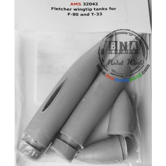1/32 Fletcher Wingtip Tanks for F-80/T-33