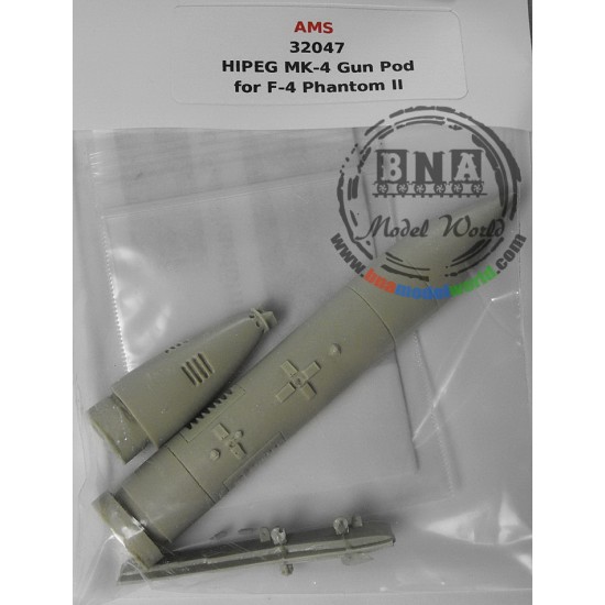 1/32 HIPEG Mk-4 Gun Pod w/Pylon for Phantom II