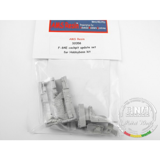 1/32 F-84E Thunderjet Cockpit Update Set with A-1 Gunsight (for HobbyBoss kit)
