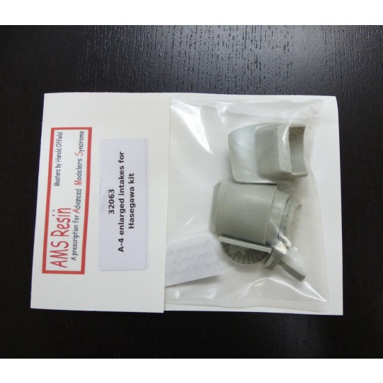 1/32 A-4 Enlarged Intakes and Scoop for Hasegawa kit