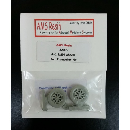 1/32 A-1 Skyraider USN Wheels for Trumpeter kit