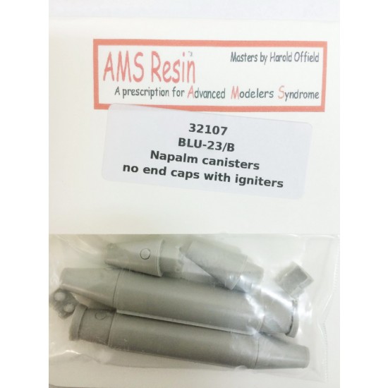 1/32 BLU-23/B Napalm Canisters (No End Caps with Igniters)(2pcs)