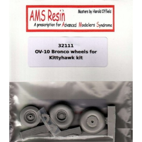 1/32 Grumman OV-10 Bronco Wheels Set for Kitty Hawk kit 