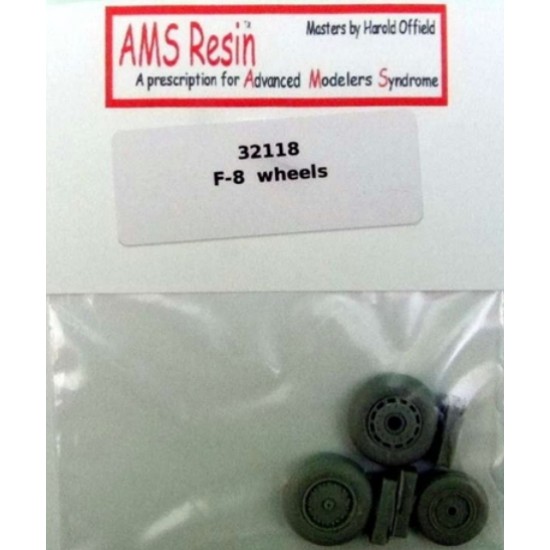 1/32 Vought F-8 Crusader Wheels Set