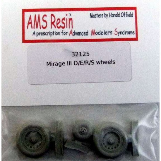 1/32 Dassault Mirage III D/E/R/S Wheels Set