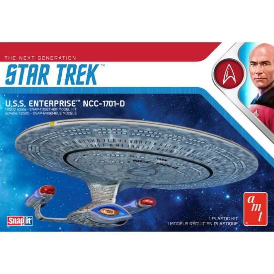 1/2500 [Star Trek] USS Enterprise NCC-1701-D (Snap-fit)