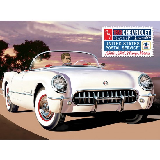 1/25 1953 Chevy Corvette (USPS Stamp Series)