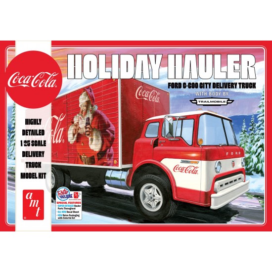 1/25 Ford C-600 City Holiday Delivery Truck Coca-Cola
