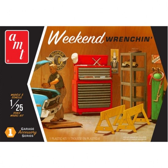 1/25 Diorama "Weekend Wrenchin" Garage Accessory Set