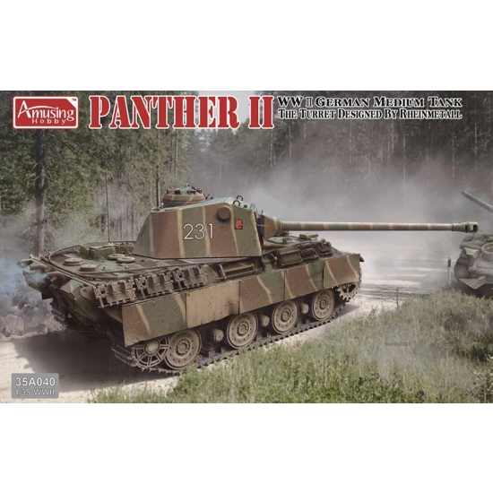 1/35 WWII German Medium Tank Panther II "The Turret Designed by Rheinmetall"
