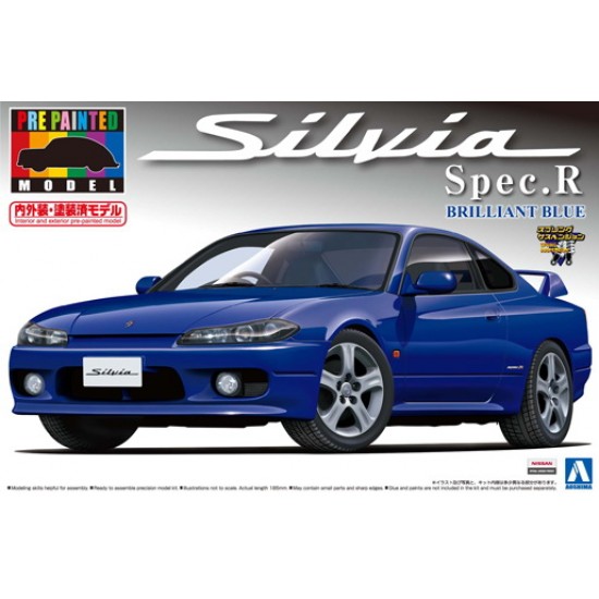 1/24 Nissan S15 Silvia Spec.R (Brilliant Blue) Pre-Painted Model
