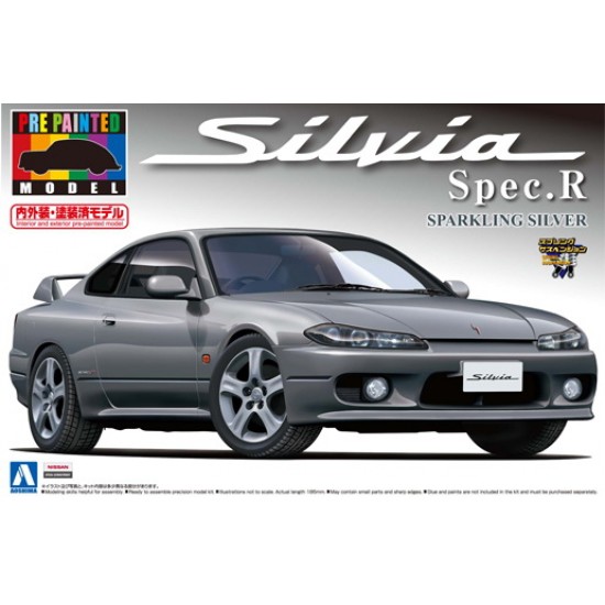 1/24 Nissan S15 Silvia Spec.R (Sparkling Silver) Pre-Painted Model