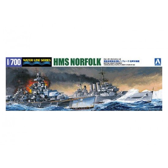 1/700 HMS Norfolk British Heavy Cruiser